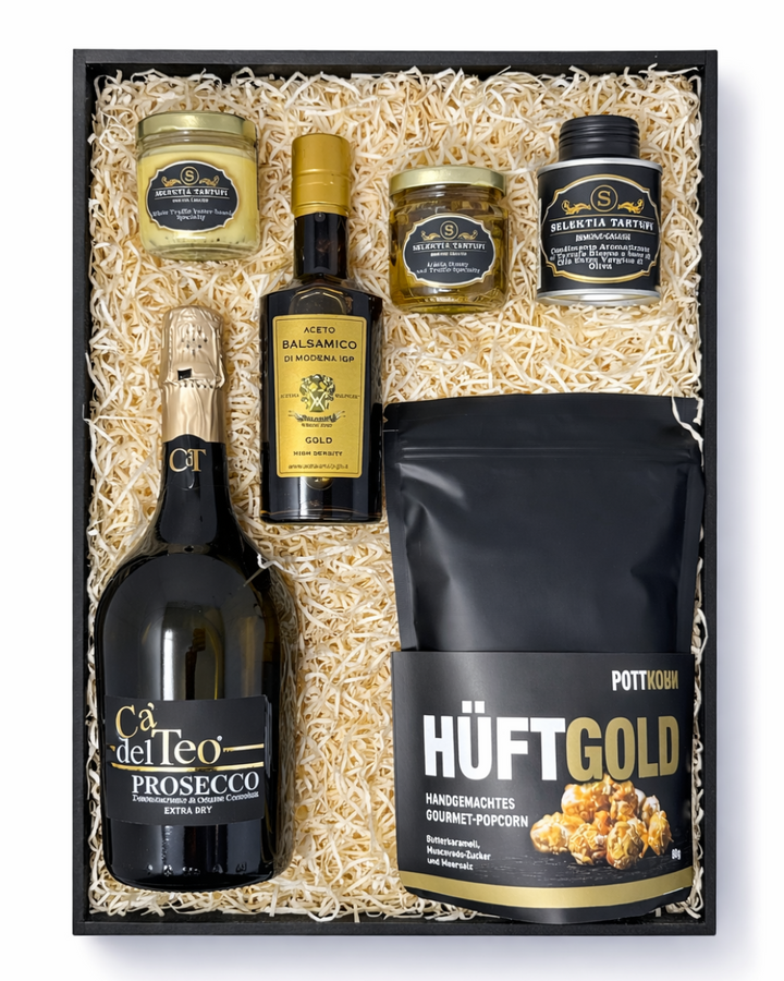 Geschenk Box Dealer Schwarz Gold