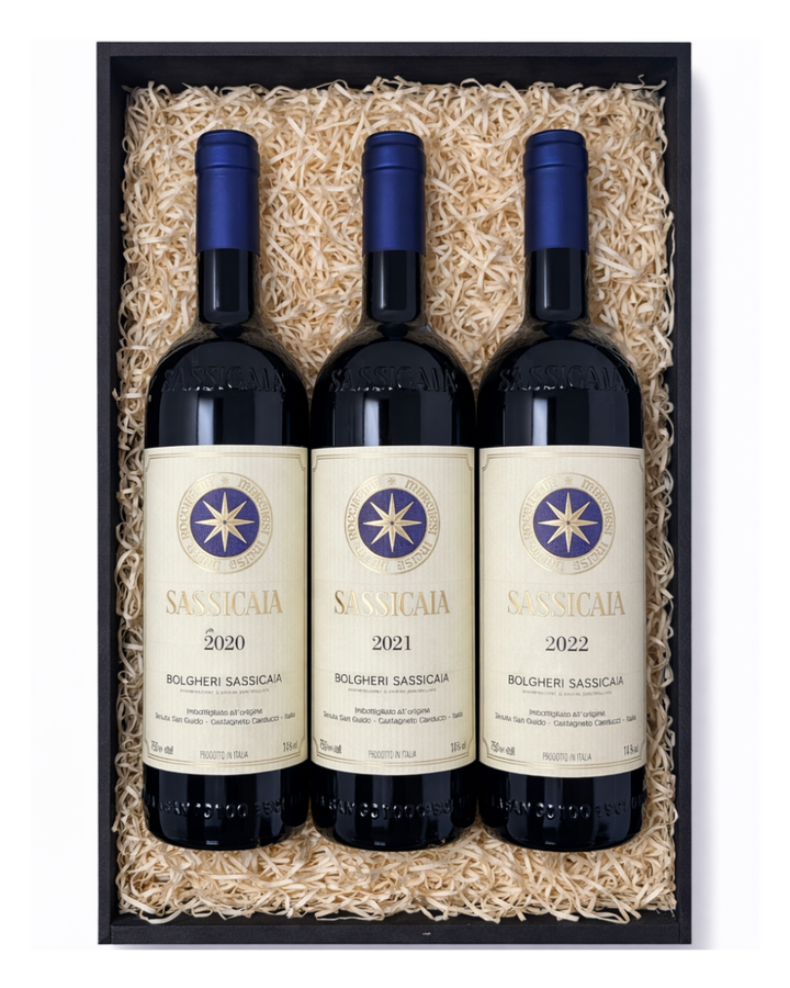 Geschenk Box Sassicaia 2020 2021 2022